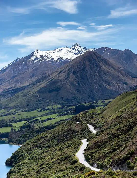 Poad to Glenorchy - Campervan hire in Queenstown New Zealand