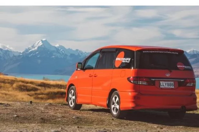 Spaceships Campers rental in New Zealand