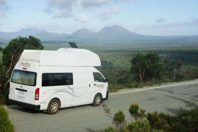 Mighty Campers camper rental in New Zealand